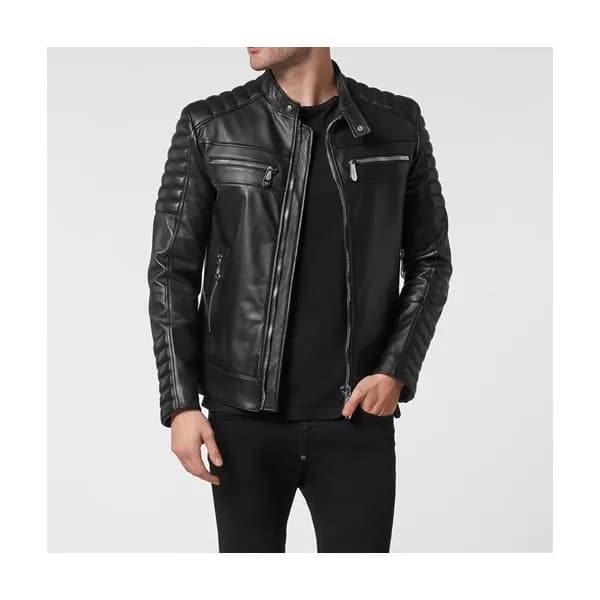 필립플레인 남성 블랙 가죽 자켓 - Philipp Plein Mens Black Jacke… - 1