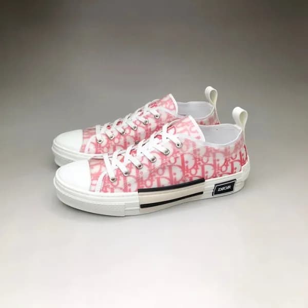 디올 남/녀 레드 스니커즈 - Dior Unisex Red Sneakers - dio022… - 1