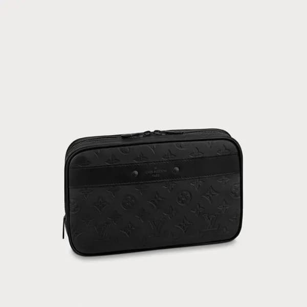 루이비통 남성 모노그램 블랙 핸드백 - Louis vuitton Mens Black Han… - 1