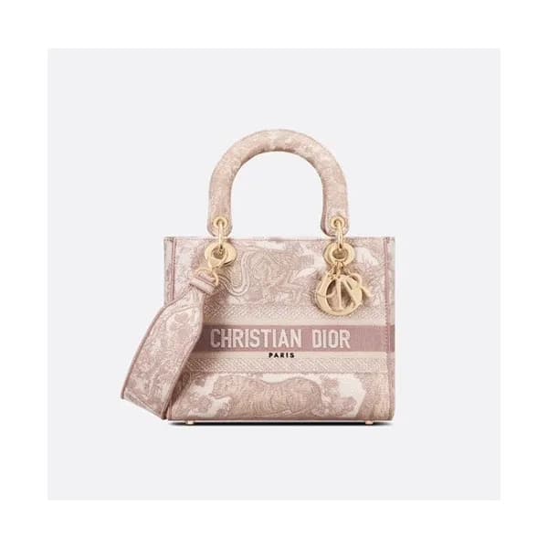 디올 여성 핑크 레이디백 - Dior Womens Pink Lady Bag - di84x - 1