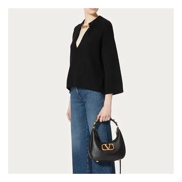 발렌티노 여성 블랙 토트백 - Valentino Womens Black Tote Bag -… - 1