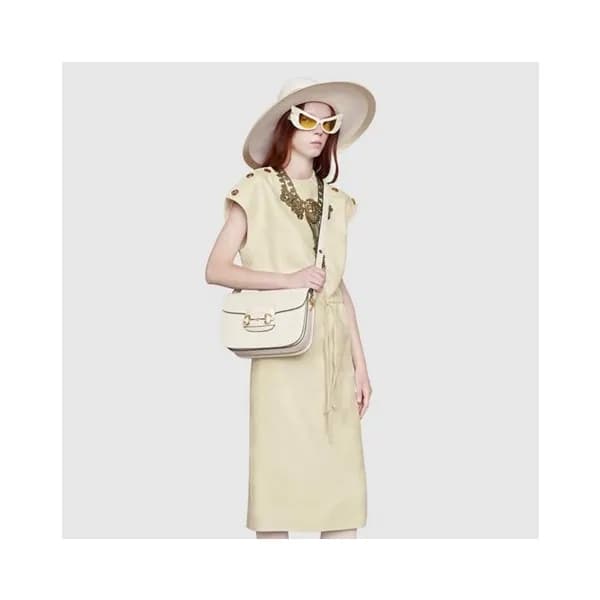 구찌 여성 화이트 홀스빗 크로스백- Gucci Womens White Cross Bag -… - 1