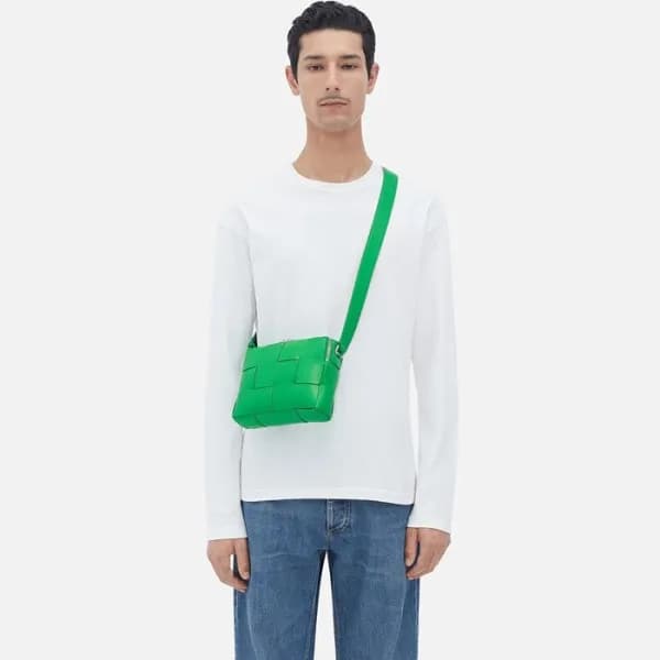 보테가베네타 남성 그린 카메라백 - Bottega Veneta Mens Green Came… - 1