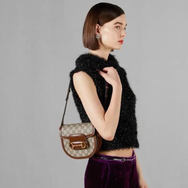구찌 여성 브라운 홀스빗 - Gucci Womens Brown Horsebit - gu11… - 1