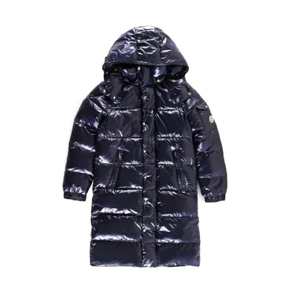 몽클레어 남/녀 네이비 롱패딩 - Moncler Unisex Navy Down Paddin… - 1