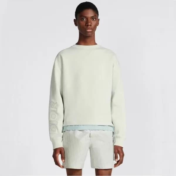 디올 남성 클래식 그레이 맨투맨 - Dior Mens Gray Tshirts - di883… - 1