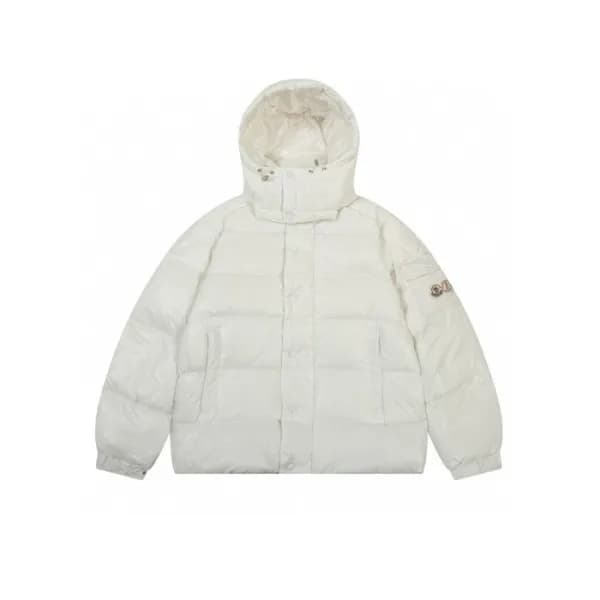 몽클레어 남/녀 화이트 패딩 - Moncler Unisex White Padding - c… - 1