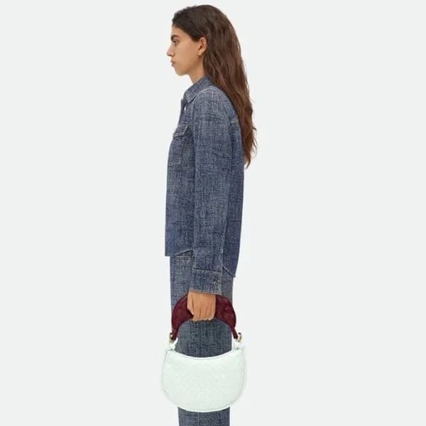 보테가베네타 여성 민트 숄더백 - Bottega Veneta Womens Mint Shou… - 1