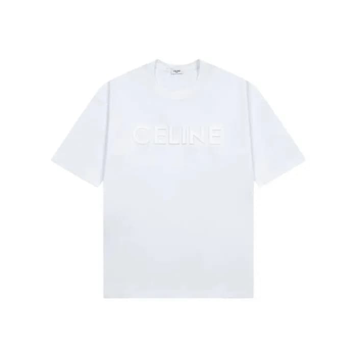 셀린느 남성 화이트 티셔츠 - Celine Mens White Tshirts - cec16… - 1