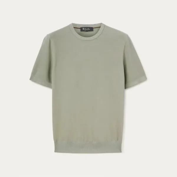 로로피아나 남성 라운드 반팔티 - Loro Piana Mens Round Tshirts -… - 1