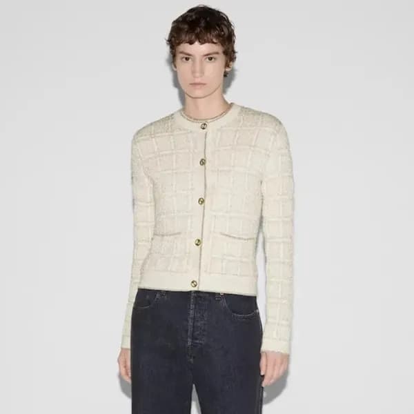 구찌 여성 브이넥 가디건 - Gucci Womens V-neck Cardigan - guc… - 1