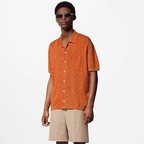 루이비통 남성 라운드 반팔 티셔츠 - Louis vuitton Mens Round Tshi… - 1
