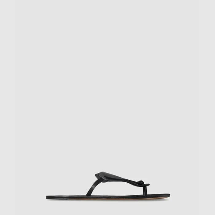 로로피아나 여성 Helena 가죽 플립플랍 - Loro Piana Womens Helena… - 1