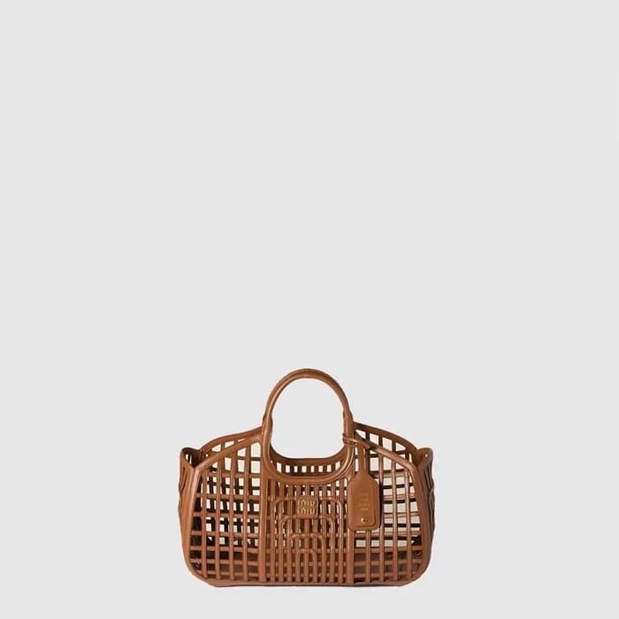 미우미우 여성 가죽 바스켓 - Miumiu Womens Leather Basket - mi… - 1