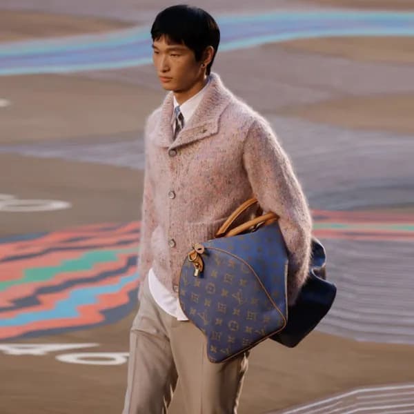 루이비통 남성 폴로 가디건 - Louis vuitton Mens Polo Cardigan … - 1
