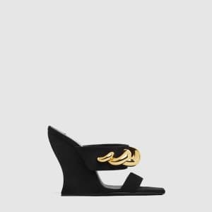 알라이아 여성 웨이브 주얼 스웨이드 뮬 - Alaia Womens Wave Jewel Su…