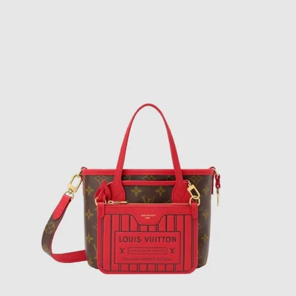 루이비통 여성 네버풀 반둘리에 인사이드 아웃 BB M28318 - Louis vuitton… - 1