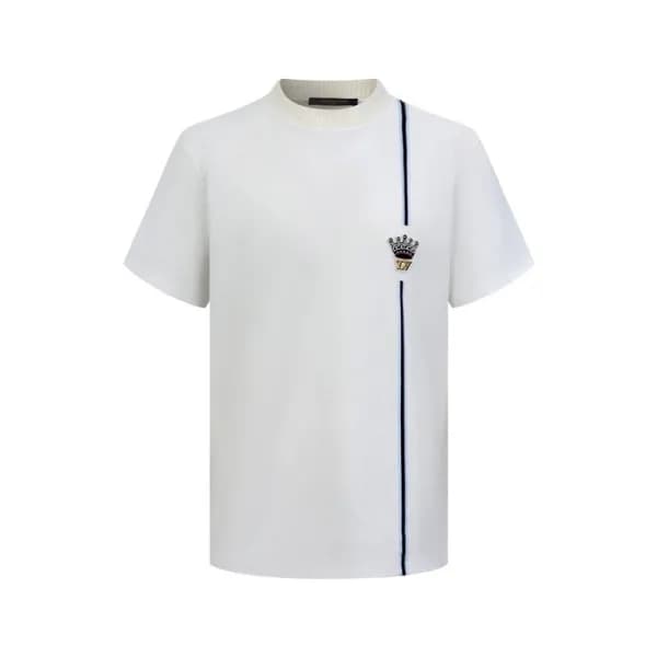 루이비통 남성 라운드 반팔티 - Louis vuitton Mens Round Tshirt … - 1