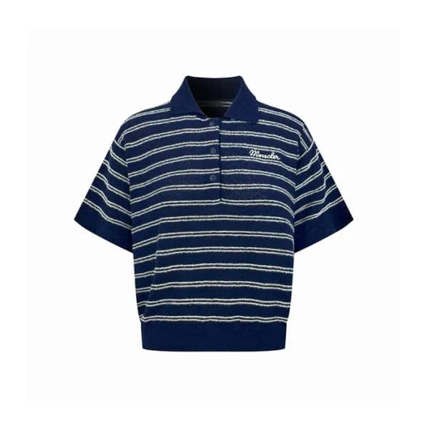 몽클레어 여성 폴로 반팔 티셔츠 - Moncler Womens Polo Tshirt - m… - 1