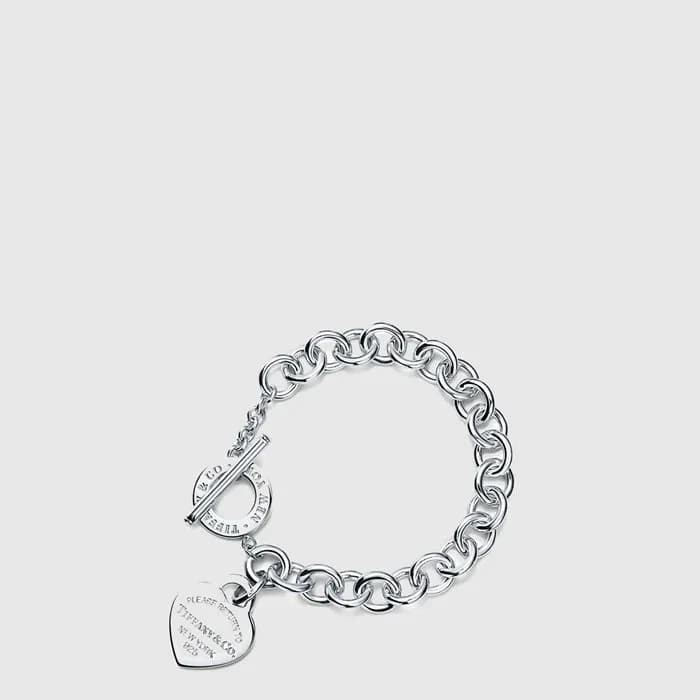 티파니 여성 하트 태그 토글 브레이슬릿 - Tiffany & Co Womens Heart Tag Toggle Bracelet - acc9285x - 1