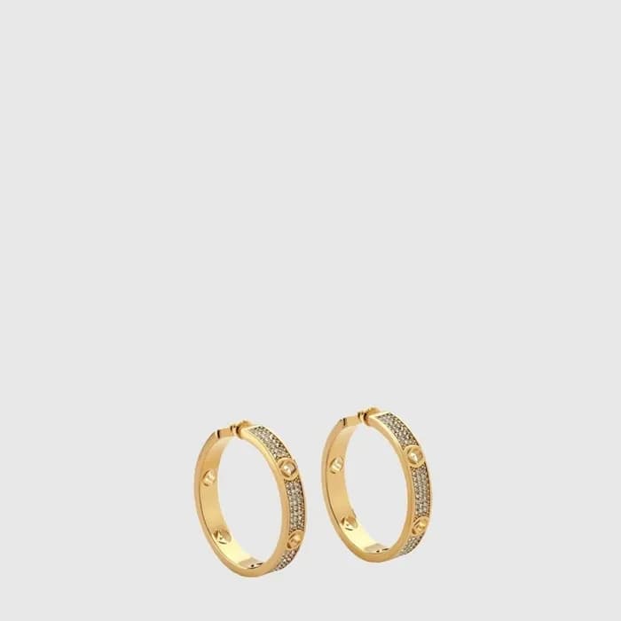 펜디 여성 FF 이어링 - Fendi Womens FF Earring - acc10155x - 1