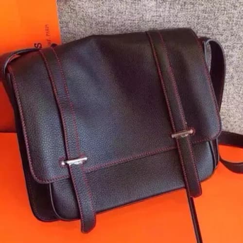 [에르메스] 브라운 가죽 남성용 크로스백 he0002b - Hermes Brown Mens… - 1