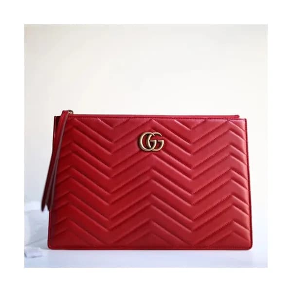 Gucci Marmont Matlase Women Clutch Bag,30CM - 구찌 마… - 1