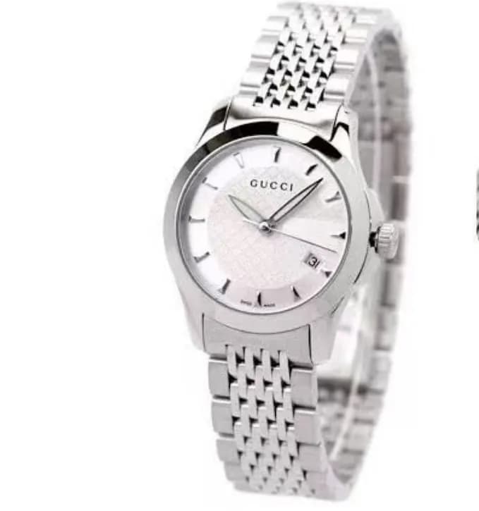 GUCCI LADIES SWISS MOVEMENT - 구찌 레이디스 스위스 무브먼트,실버 - 1