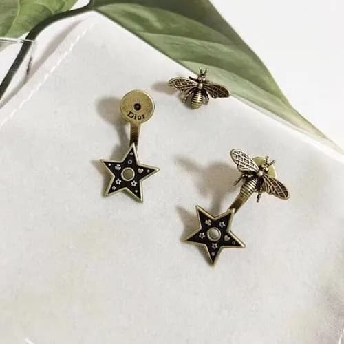 Dior Rose Gold Earring - 디올 여성용 18k도금 로즈 골드 귀걸이 - 1