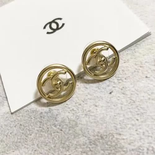 CHANEL Yellow Gold Earring - 샤넬 여성용 18k도금 옐로우 골… - 1