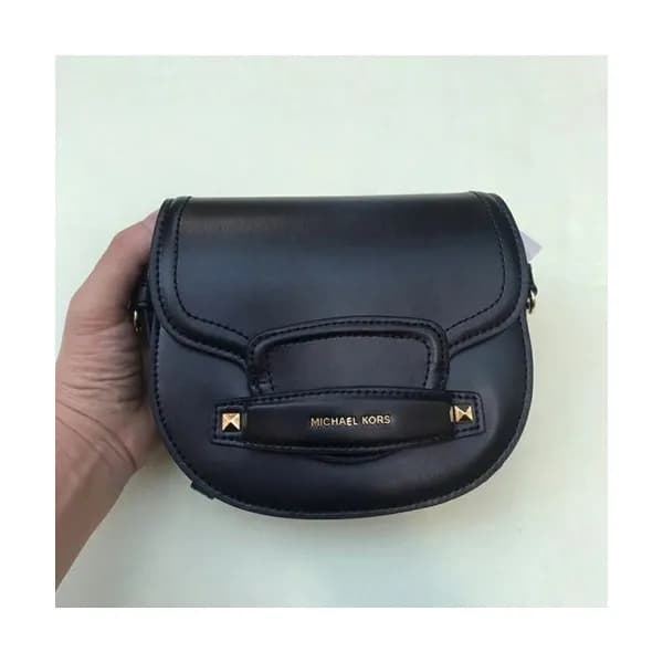 Michael Kors 2019 Leather Saddle Shoulder Bag, 17.… - 1