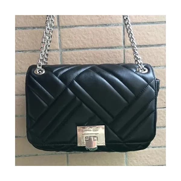 Michael Kors 2018 Leather Chain Shoulder Bag,26cm … - 1