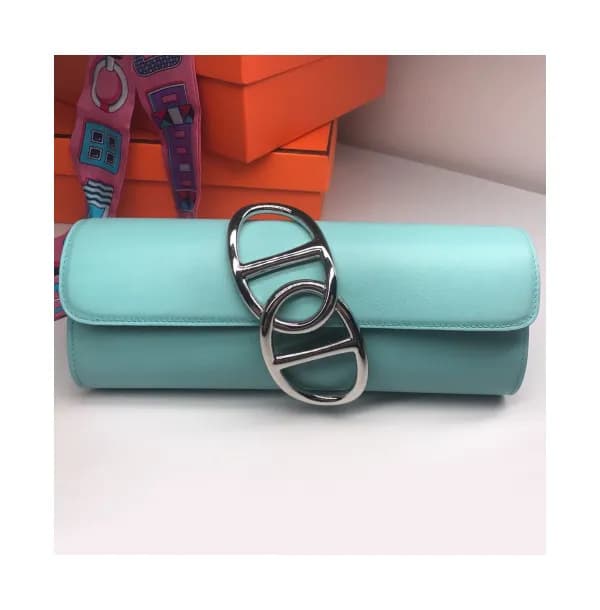 Hermes Egee Swift Leather Clutch Bag - 에르메스 에게 스위… - 1