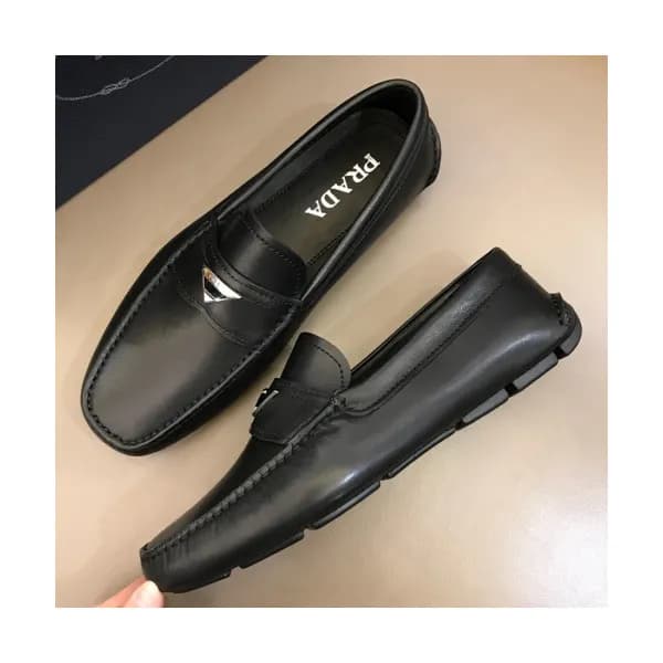 [매장판] Prada 2018 Mens Leather Loafer - 프라다 남성 레더 … - 1