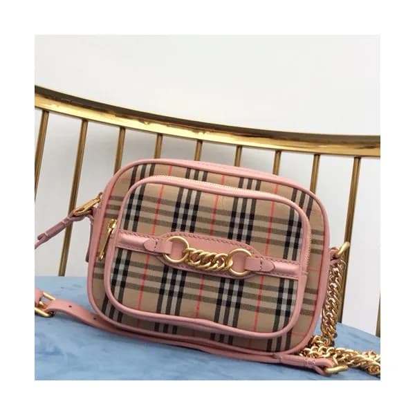 Burberry 2019 Leather Camera Shoulder Bag ,19.5CM … - 1
