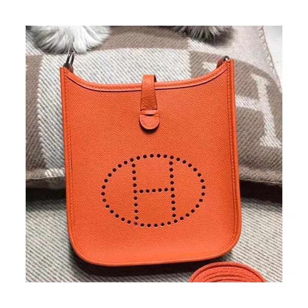 Hermes Evelyne Epsom Leather Mini Shoulder Bag - 에… - 1