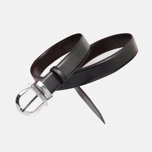 Salvatore Ferragamo 2019 Mens Classic Buckle Leath… - 1