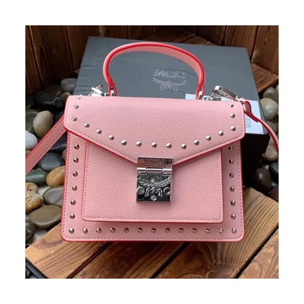 MCM Patricia Leather Tote Shoulder Bag,21cm - 엠씨엠 … - 1