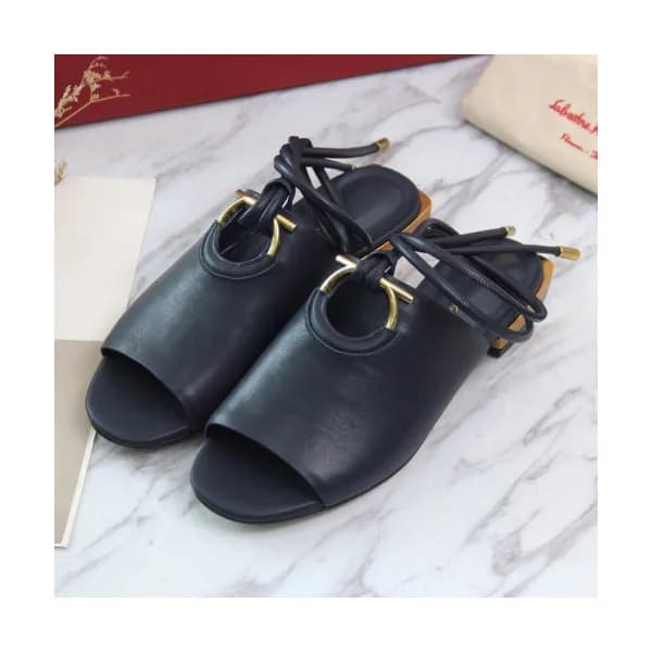 Salvatore Ferragamo 2019 Womens Gancio Strap Slipp… - 1