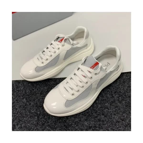 [커스텀급]Prada 2019 Mens Business Logo Leather Sneake… - 1