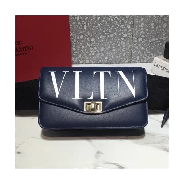 Valentino 2019 Leather Belt Bag Shoudler Bag,20CM … - 1
