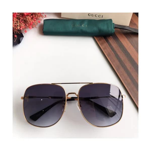Gucci 2019 Mm/Wm Retro Metal Frame Sunglasses - 구찌… - 1