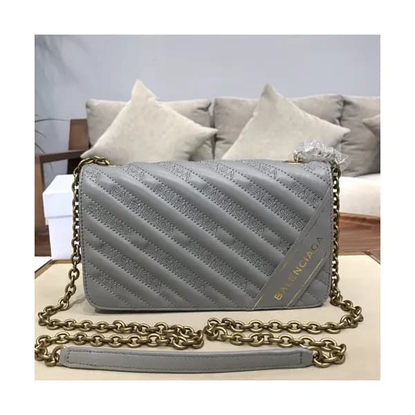 Balenciaga 2019 Leather Chain Shoulder Bag,22CM - … - 1