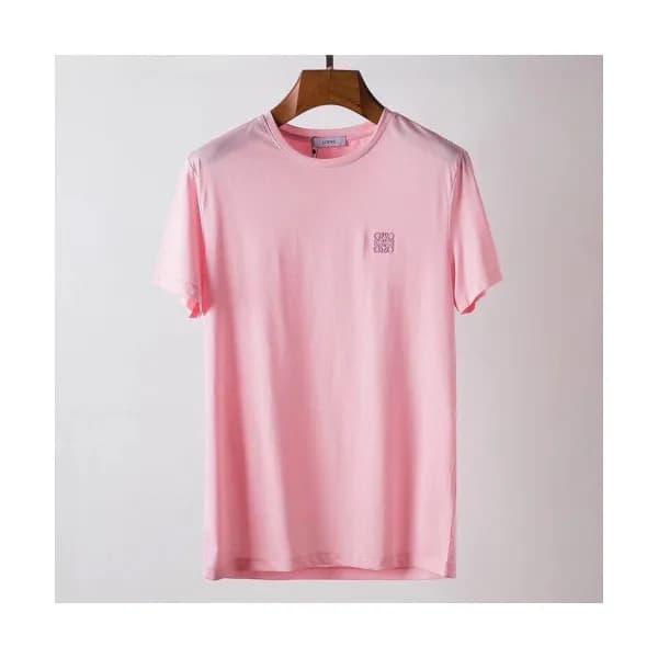 [클래식]Loewe 2019 Mens Logo Cotton Short Sleeved Tsh… - 1