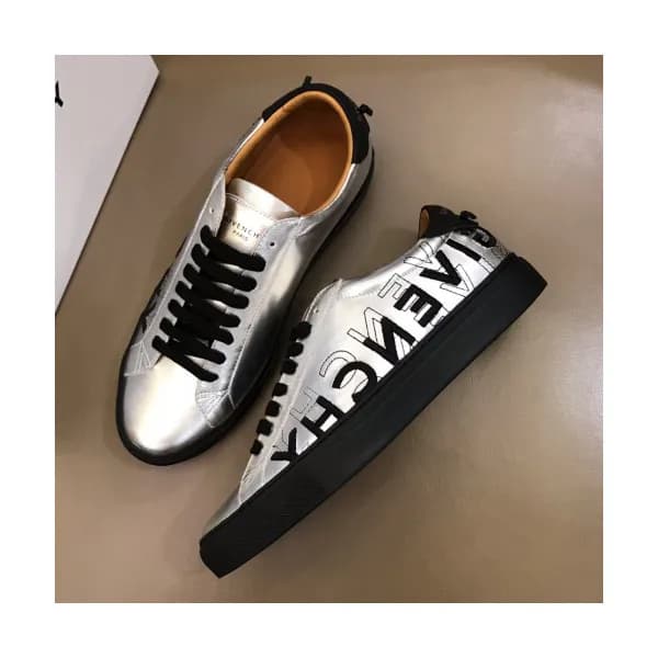 Givenchy 2019 Mens Logo Leather Sneakers - 지방시 남성 … - 1