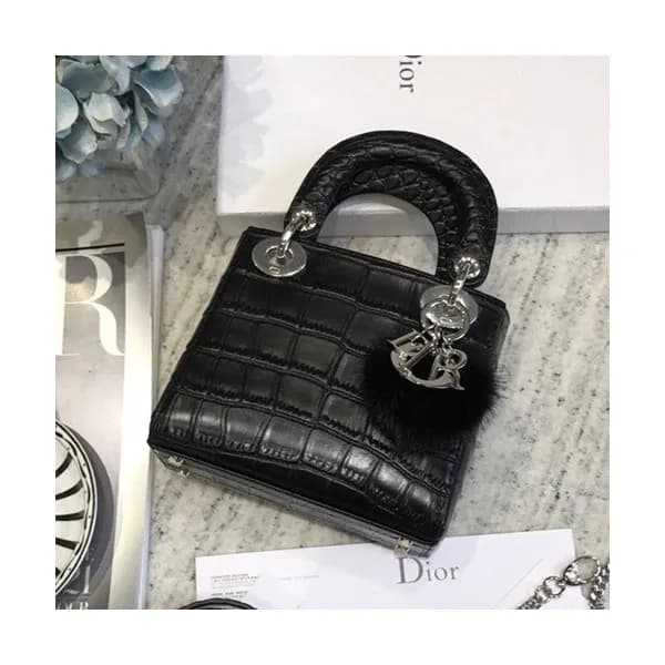 Dior 2019 Lady Dior Mini Tote Shoulder Bag,17CM - … - 1