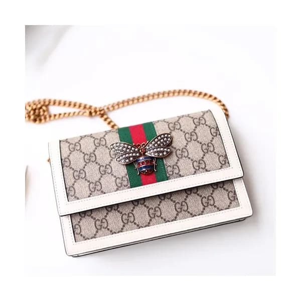 Gucci 2019 Queen Margaret WOC Chain Shoulder Bag,2… - 1