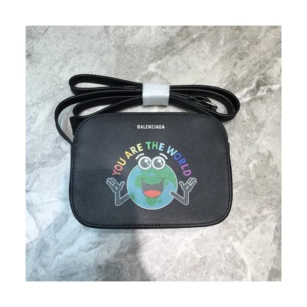 Balenciaga 2019 Leather Ville Camera Shoulder Bag,… - 1