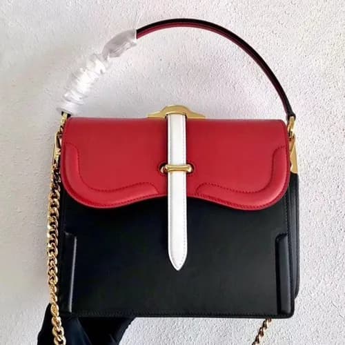 Prada 2019 Belle Chain Tote Shoulder Bag,26cm - 프라… - 1