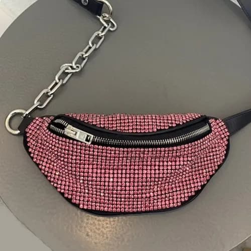 Alexander Wang 2019 Cubic & Leather Belt Bag,20.5c… - 1